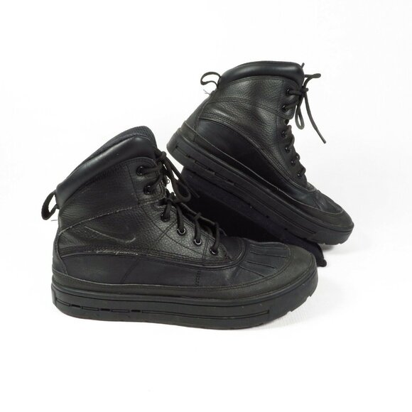 Nike ACG Woodside 2 Youth Sz 7Y Women's 9 Black Waterproof Duck Boots 524872-001 - Picture 2 of 12